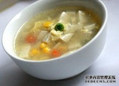 南豆腐蛋花汤的做法